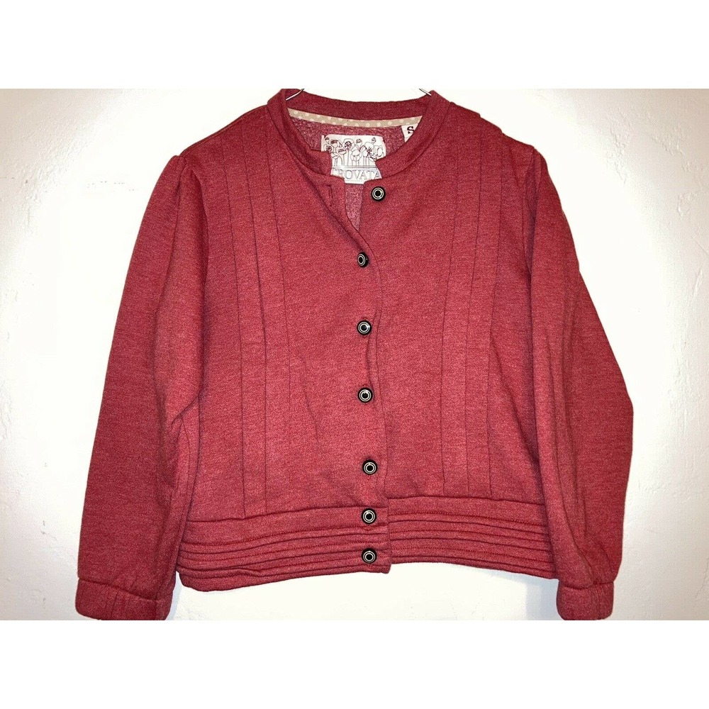 Trovata Birds of Paradis Small Red Button Cardigan